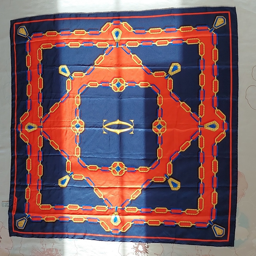 Cartier silk scarf